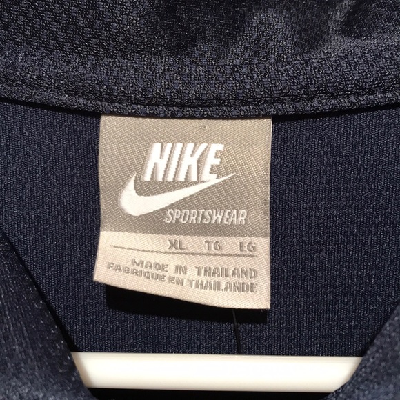 Nike Navy & White Polo Golf Athletic Shirt Size XL - Picture 5 of 8